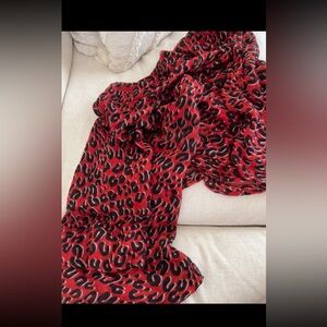 Leopard scarf wrap LV
